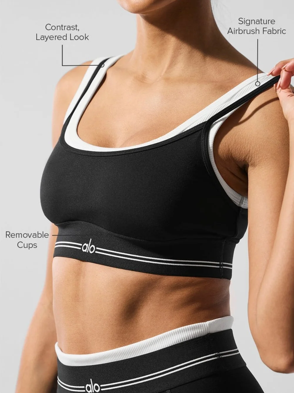 Alo Airbrush Better Together Bra and High-Waist Leggings Set